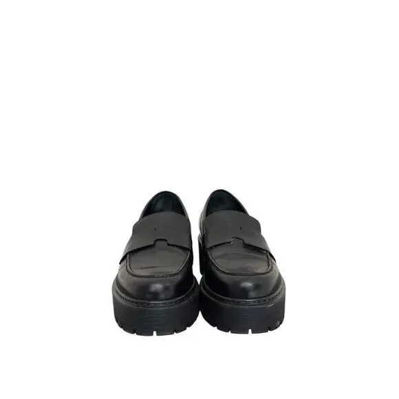 Elegant Hermes Hitch Loafers - Black Glacéd Calfskin - Size 39 - Picture 3 of 6
